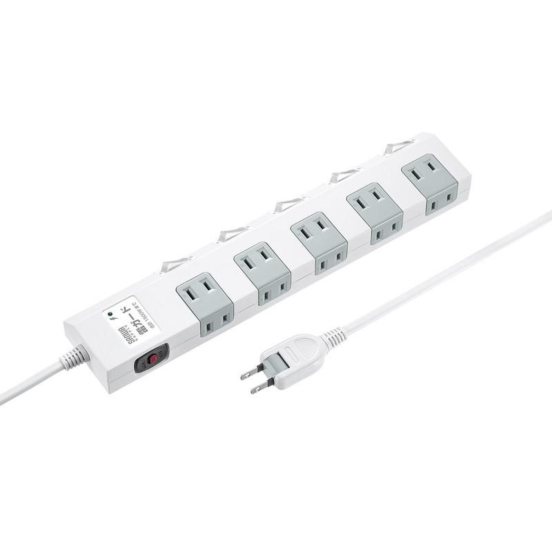 SANWA SUPPLY（サンワサプライ） 電源タップ マグネット付 10個口 個別