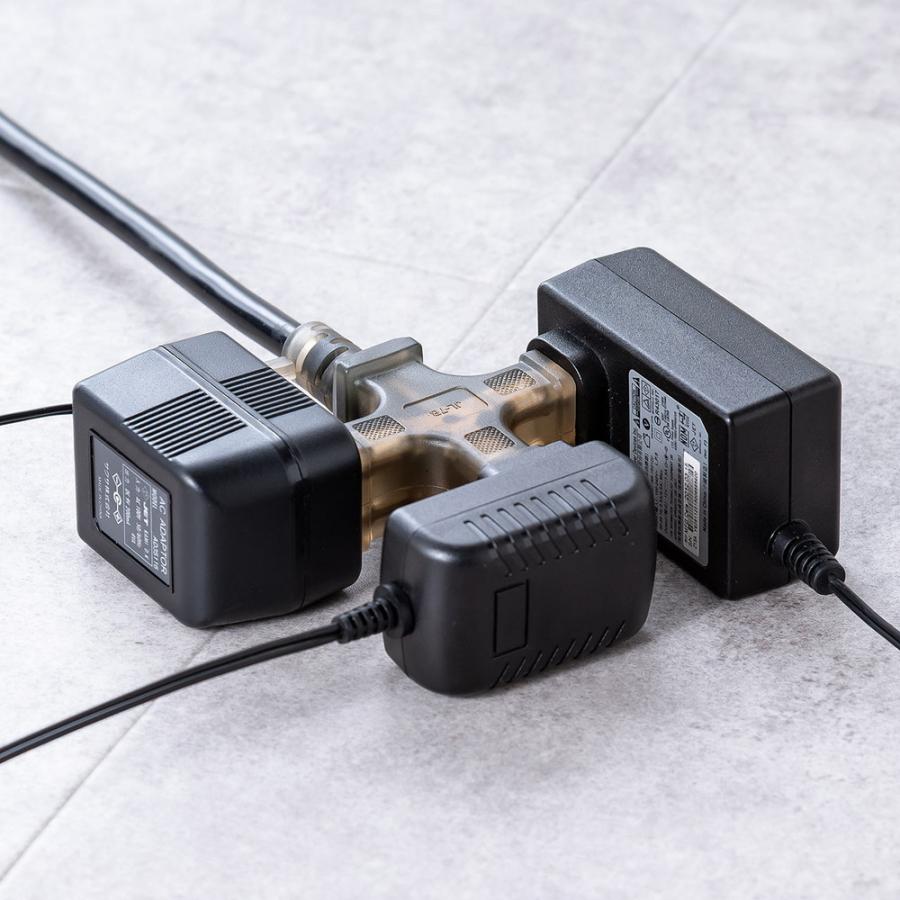 SANWA SUPPLY（サンワサプライ） 電源延長コード 3m 3個口 2極 高耐久