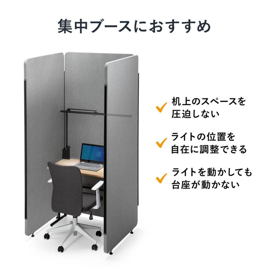 ガラステーブル☆デスク　椅子付き☆ライト付き SMYGA スミガ デスク ミラー付き, ライトグレー, 122x60 cm - IKEA