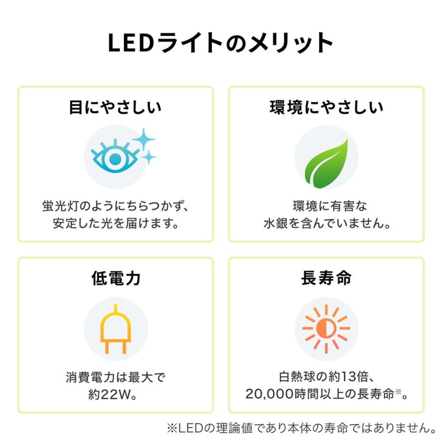 デスクライト LEDライト クランプ アームライト 1700ルーメン 広範囲点灯 3灯 EZ8-LED079の画像