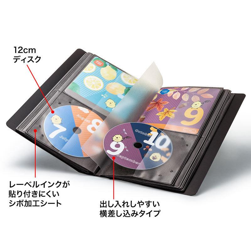 シャンクス 連結CDケース SANWA SUPPLY CDファイルケース CD32枚＋インデックス32冊収納