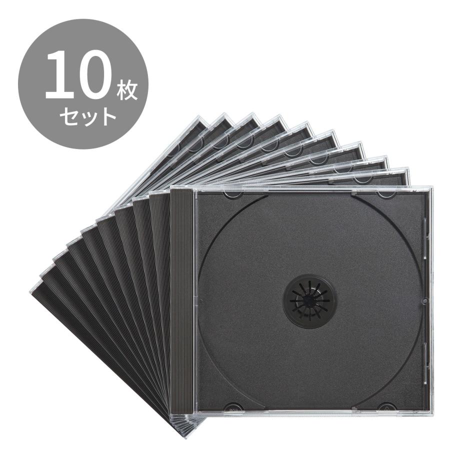 SANWA SUPPLY（サンワサプライ） プラケース 10枚セット Blu-ray DVD