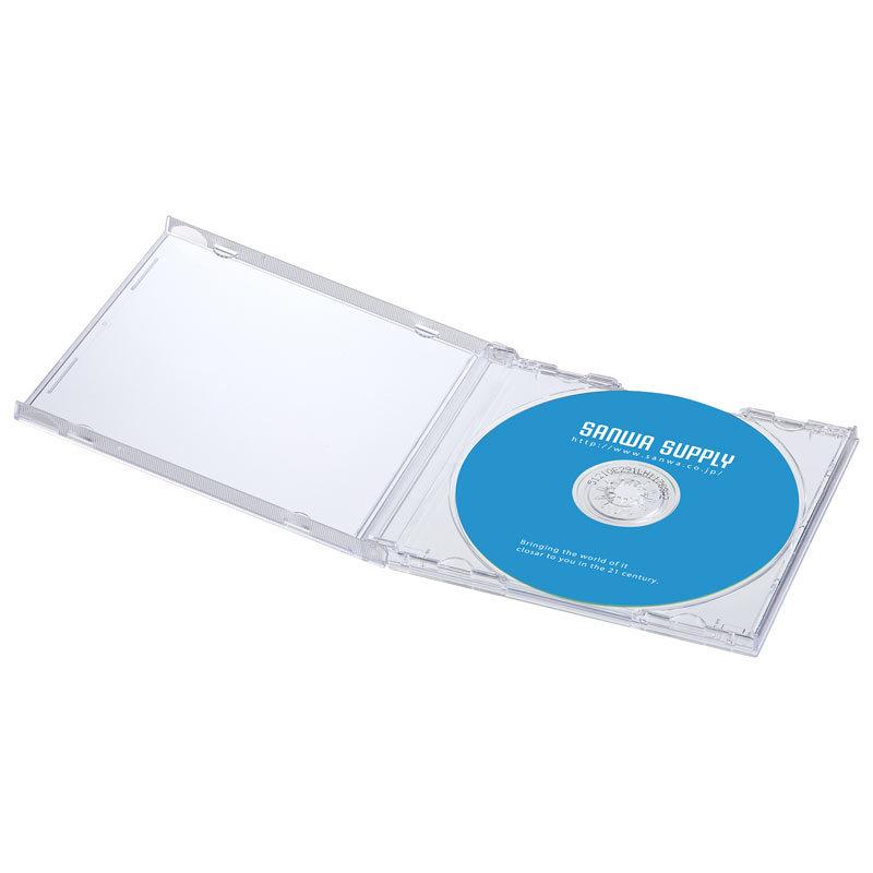 ナヲ出品　Blu-ray純正ケース付き10点セット SANWA SUPPLY（サンワサプライ） プラケース 10枚セットBlu-ray DVD CD