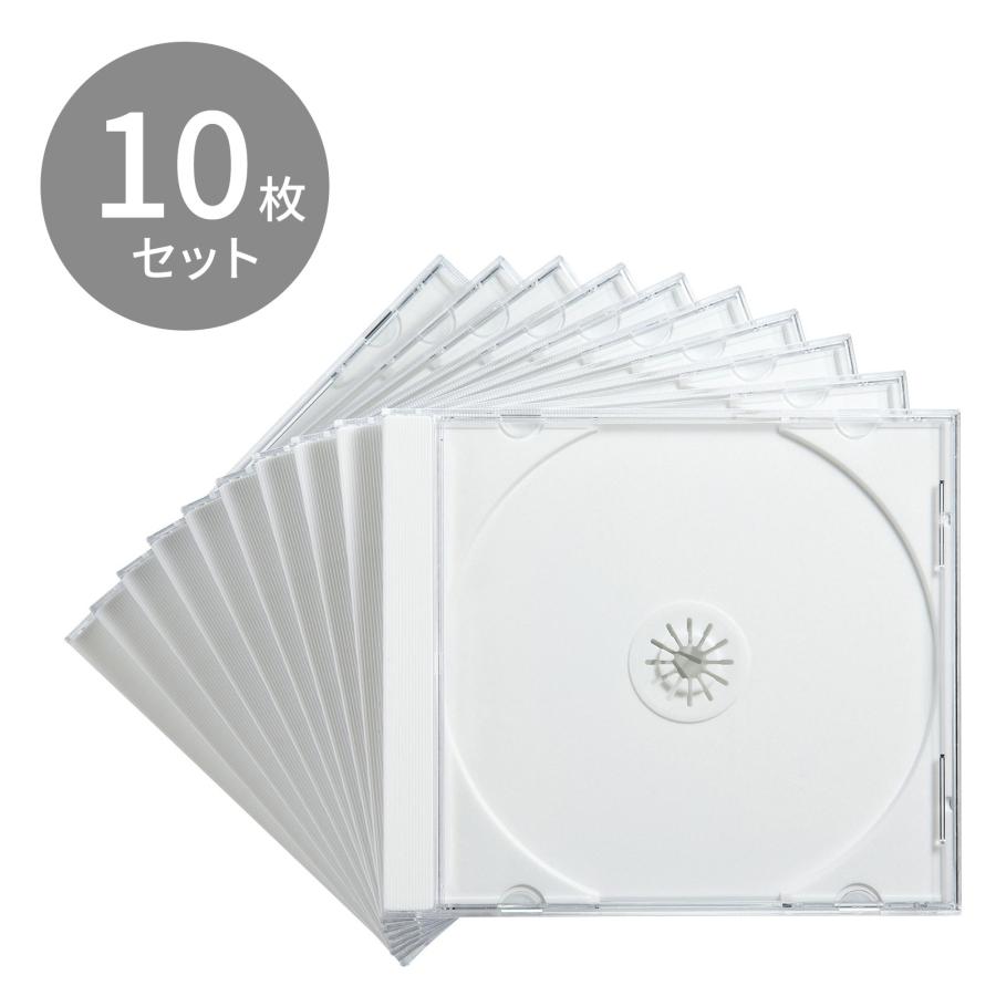 SANWA SUPPLY プラケース 10枚セットBlu-ray DVD CD収納 SANWA SUPPLY プラケース 10枚セットBlu-ray DVD CD収納