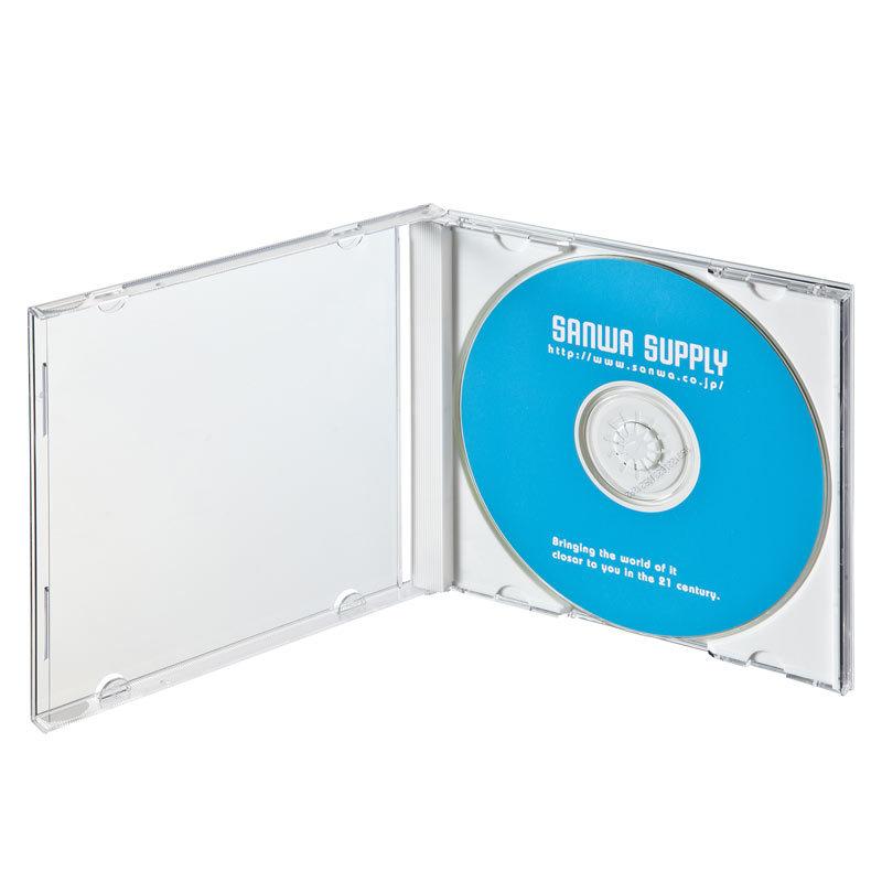 SANWA SUPPLY（サンワサプライ） プラケース 10枚セットBlu-ray DVD CD