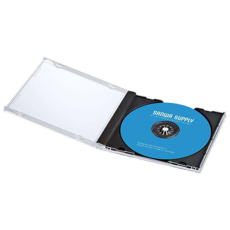 SANWA SUPPLY（サンワサプライ） Blu-ray DVD CDケース 30枚セット