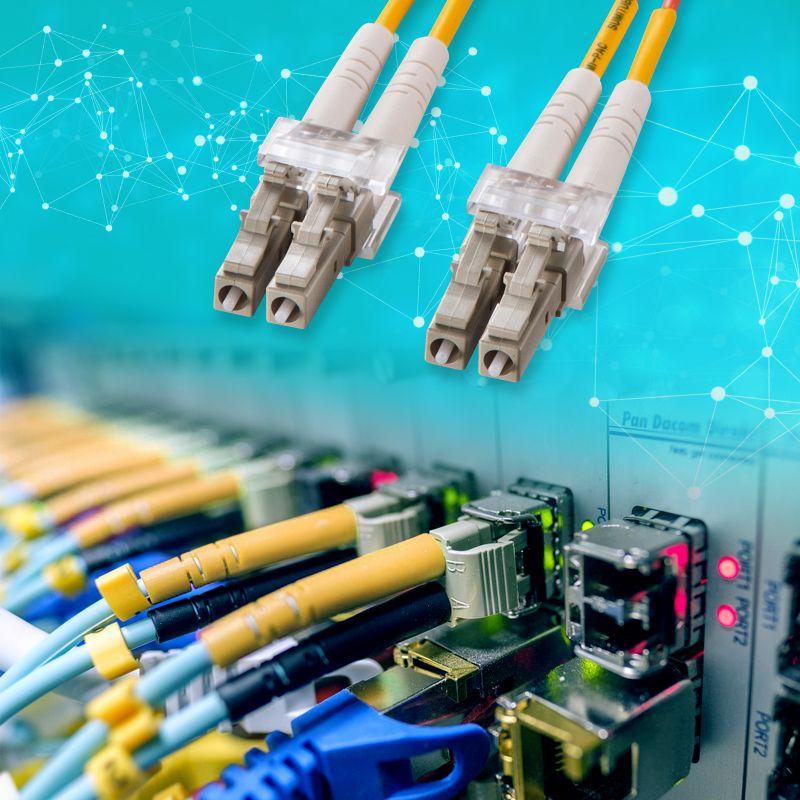 メガネ型光ファイバケーブル マルチ50μm、LC×2-LC×2、30m HKB-LCLC5-30N サンワサプライ_3