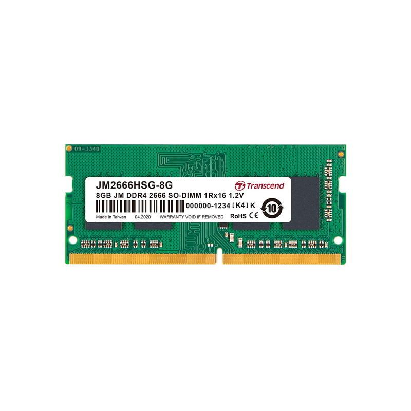 ノートPC用メモリ 8GB Transcend DDR4-2666 PC4-21300 SO-DIMM JM2666HSG-8G ネコポス対応