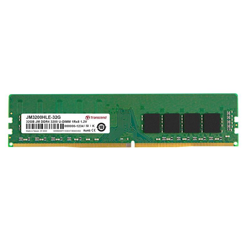 デスクトップ用メモリ Transcend 32GB DDR4 3200 U-DIMM 2Rx8