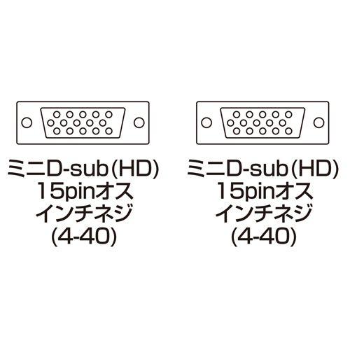 サンワサプライ CRT複合同軸ケーブル KB-CHD1520K2 1本 SANWA SUPPLY（サンワサプライ） ディスプレイケーブル 20m 複合同軸