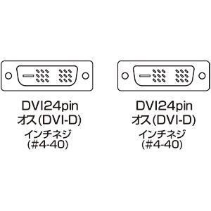 DVIケーブル 1.5m  DVIディスプレイ用ケーブル デジタル・シングルリンク用 スリムタイプ KC-DVI-15SL サンワサプライ ネコポス非対応｜esupply｜05
