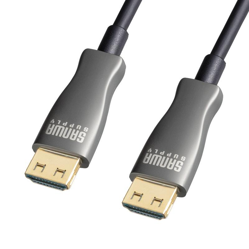 光 SINK HDMI ケーブル 60m 光ファイバーHDMIケー (中古) SANWA SUPPLY（サンワサプライ） HDMI光ファイバーケーブル 10m 4K60Hz