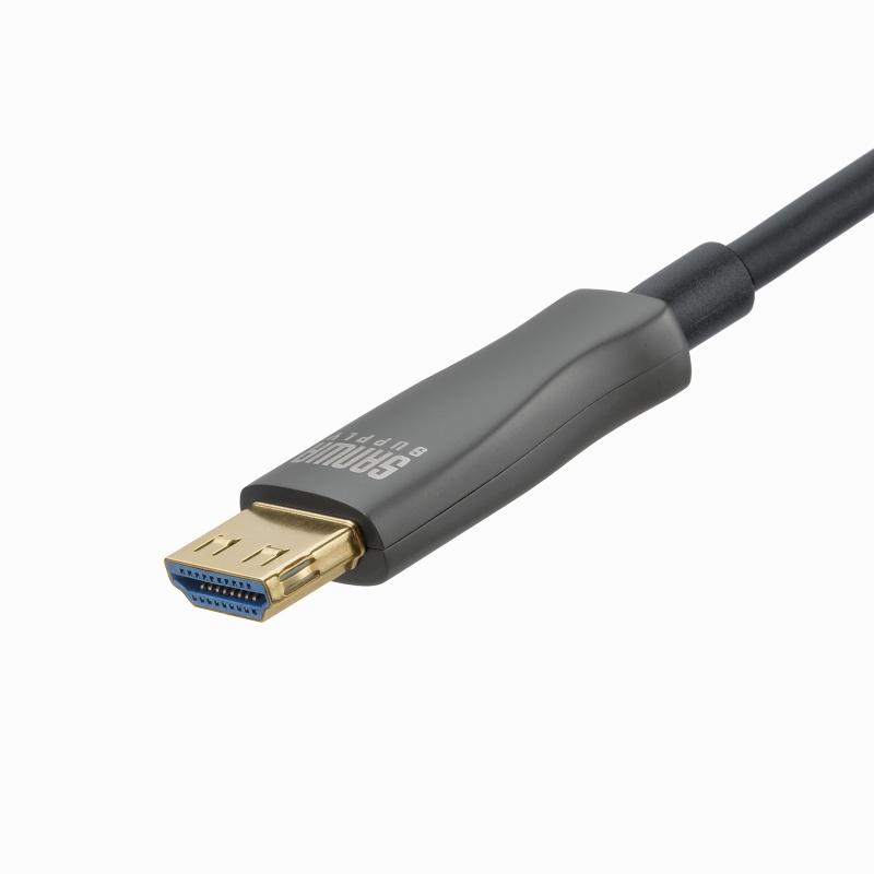 HDMI光ファイバーケーブル 20m 4K60Hz 18Gbps HDR ARC ラッチ付 KM-HD20-PFB20L サンワサプライ_12