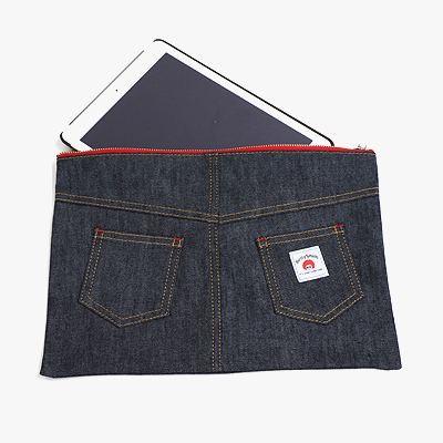 ベティスミス クラッチバッグ デニム素材 バックポケットデザイン ラッピング可 ブラックデニム 日本製 KOMO-175-BK ネコポス対応 | ブランド登録なし