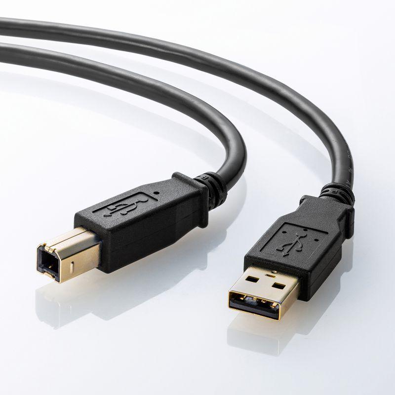 USB2.0ケーブル ブラック 1.5m 金メッキコネクタ KU20-15BKHK2 サンワサプライ｜esupply｜02
