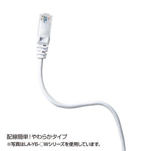 LANケーブル CAT6 カテゴリ6 UTP 10m グリーン LA-Y6-10G サンワサプライ ネコポス非対応｜esupply｜05