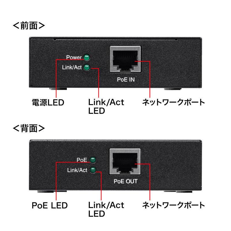 SANWA SUPPLY（サンワサプライ） PoEエクステンダー マグネット付き
