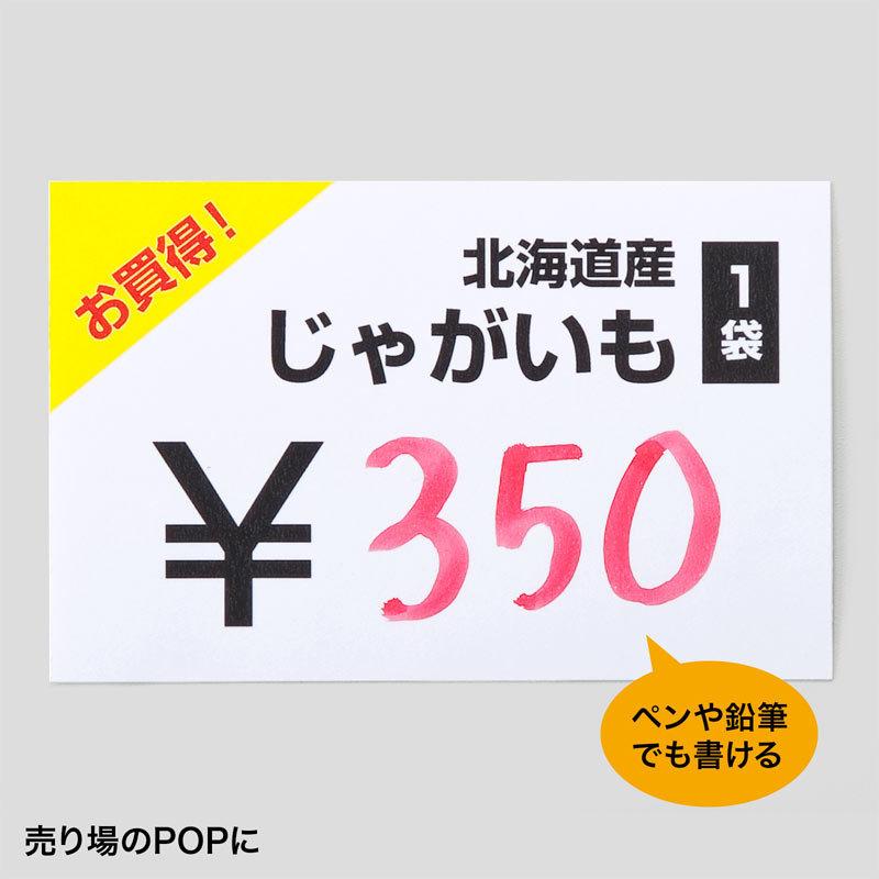 カラーレーザー用耐水紙 A4 半光沢 中厚0.15mm 50枚 LBP-WPF15MDPN サンワサプライ ネコポス対応 | SANWA SUPPLY | 05
