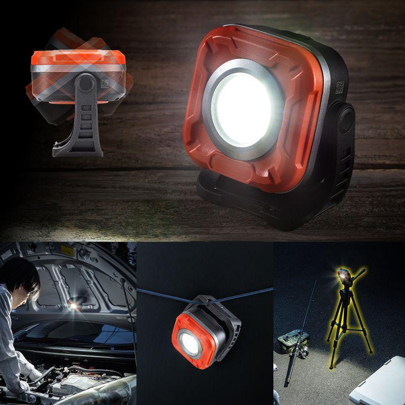 SANWA SUPPLY（サンワサプライ） LEDライト 充電式 作業灯 マグネット