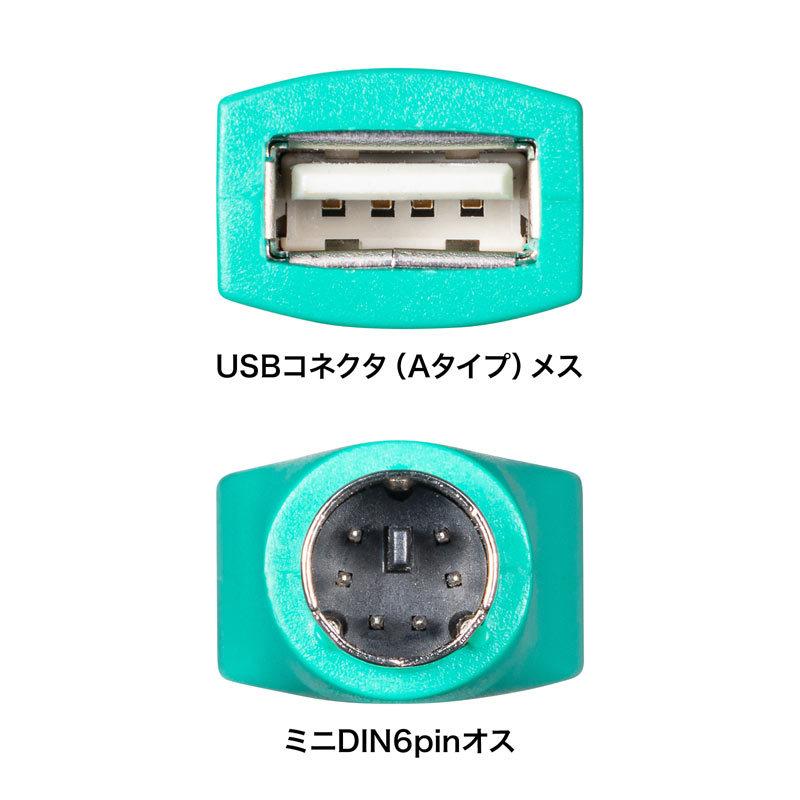 USB-PS/2変換アダプタ MA-50ADN サンワサプライ ネコポス対応｜esupply｜05