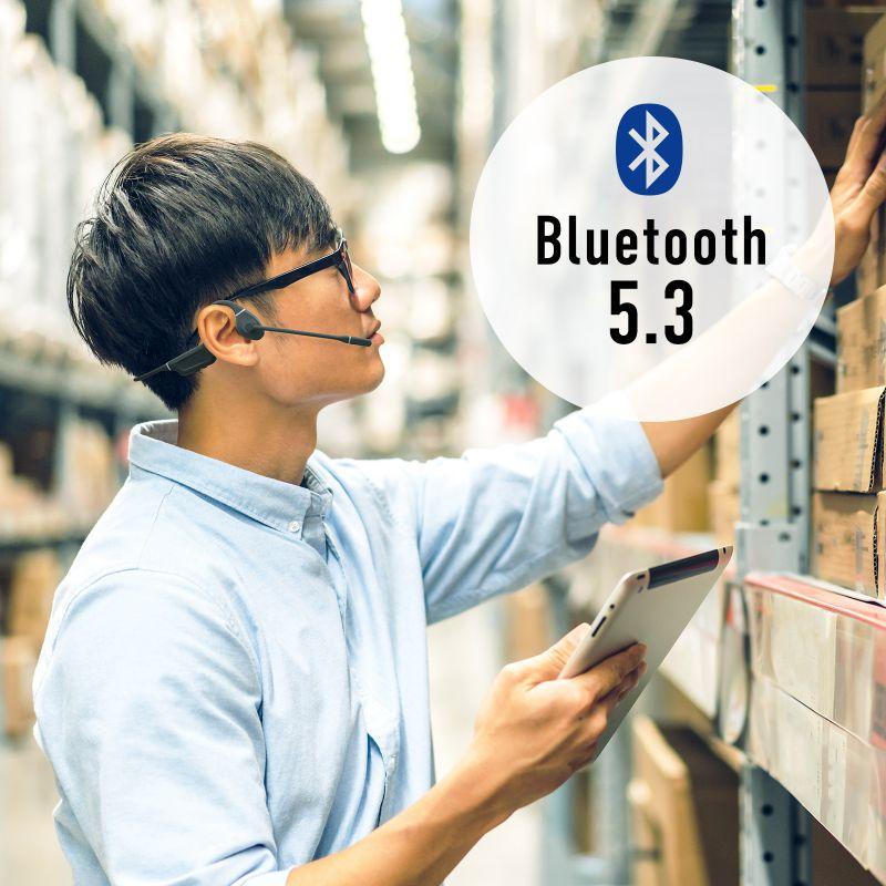 Bluetooth骨伝導ヘッドセット IPX6 防水 ノイズキャンセリングマイク 単一指向性 イヤホン 軽量 MM-BTSH69BK サンワサプライ｜esupply｜06