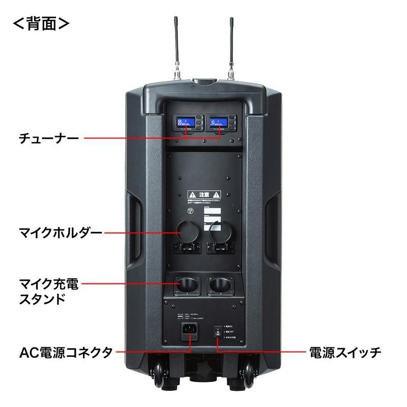 SANWA SUPPLY（サンワサプライ） 拡声器 ワイヤレス 屋外 拡声器