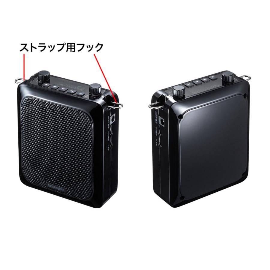 SANWA SUPPLY 拡声器スピーカー ハンズフリー 最大出力14W SANWA SUPPLY 拡声器スピーカー ハンズフリー 最大出力14W