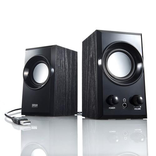 SANWA SUPPLY（サンワサプライ） USBスピーカー 木製 アンプ内蔵