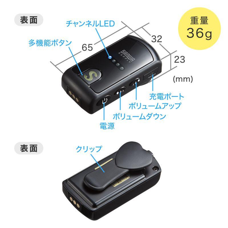 SANWA SUPPLY（サンワサプライ） ワイヤレスガイドシステム 親機 子機