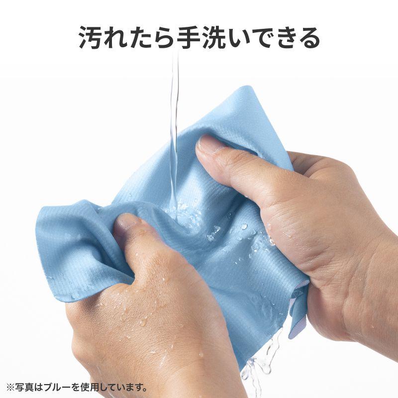 マウスパッド パソコン液晶保護 クリーニングクロス 3WAY 超薄型 ノートパソコン すべり止め 手洗い可能 ブラック MPD-NOTE3BK ネコポス対応 | SANWA SUPPLY | 05