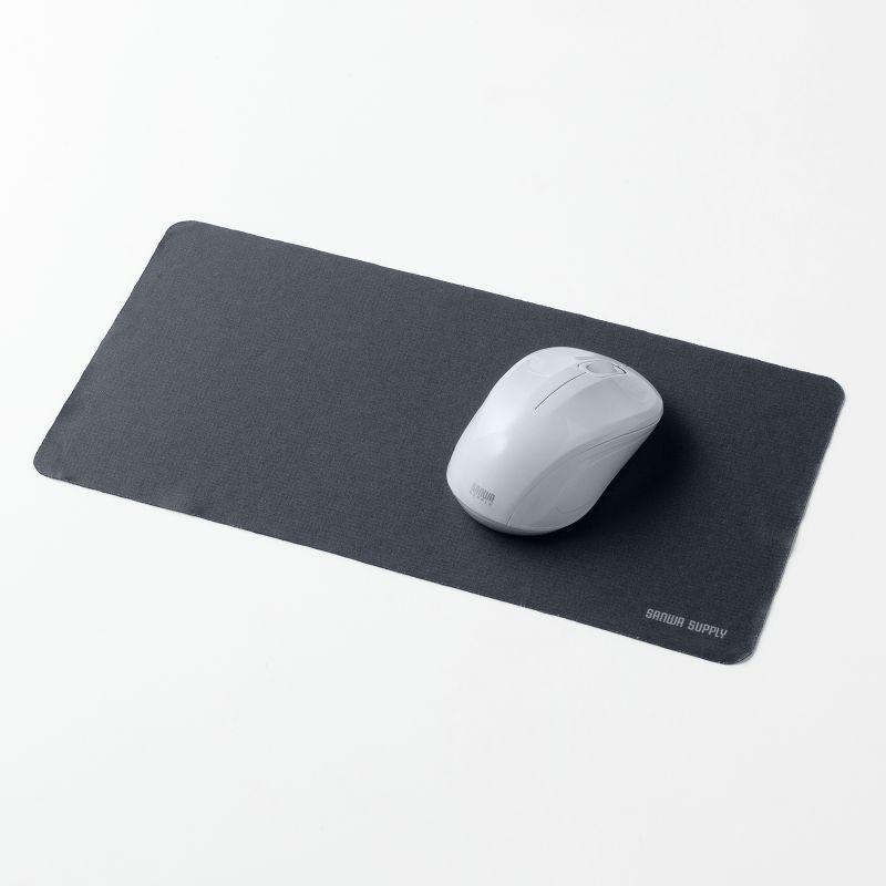 マウスパッド パソコン液晶保護 クリーニングクロス 3WAY 超薄型 ノートパソコン すべり止め 手洗い可能 ブラック MPD-NOTE3BK ネコポス対応 | SANWA SUPPLY | 09
