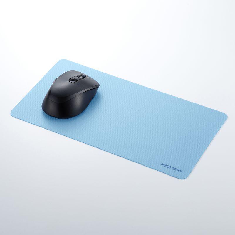 マウスパッド パソコン液晶保護 クリーニングクロス 3WAY 超薄型 ノートパソコン すべり止め 手洗い可能 ブルー MPD-NOTE3BL ネコポス対応 | SANWA SUPPLY | 17