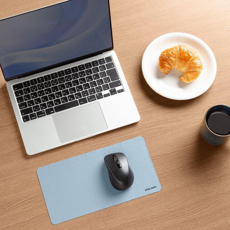 マウスパッド パソコン液晶保護 クリーニングクロス 3WAY 超薄型 ノートパソコン すべり止め 手洗い可能 グレー MPD-NOTE3GY ネコポス対応 | SANWA SUPPLY | 16