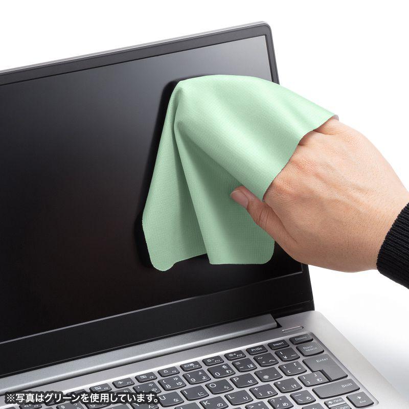 マウスパッド パソコン液晶保護 クリーニングクロス 3WAY 超薄型 ノートパソコン すべり止め 手洗い可能 ピンク MPD-NOTE3P サンワサプライ ネコポス対応 | SANWA SUPPLY | 12