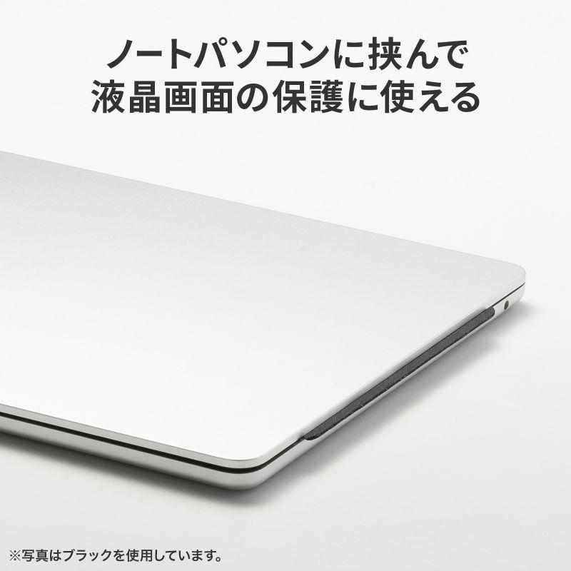 マウスパッド パソコン液晶保護 クリーニングクロス 3WAY 超薄型 ノートパソコン すべり止め 手洗い可能 ピンク MPD-NOTE3P サンワサプライ ネコポス対応 | SANWA SUPPLY | 03