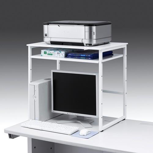 パソコン机　プリンタ台 SANWA SUPPLY（サンワサプライ） 机上ラック 幅65cm プリンタラック