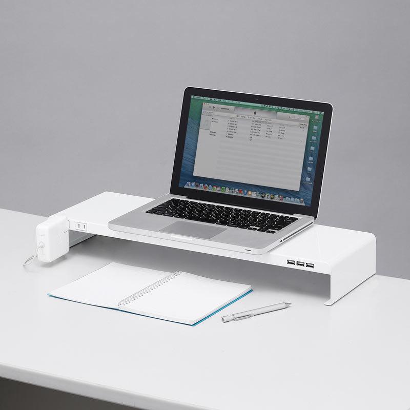 SANWA SUPPLY（サンワサプライ） モニター台 ディスプレイ台 机上