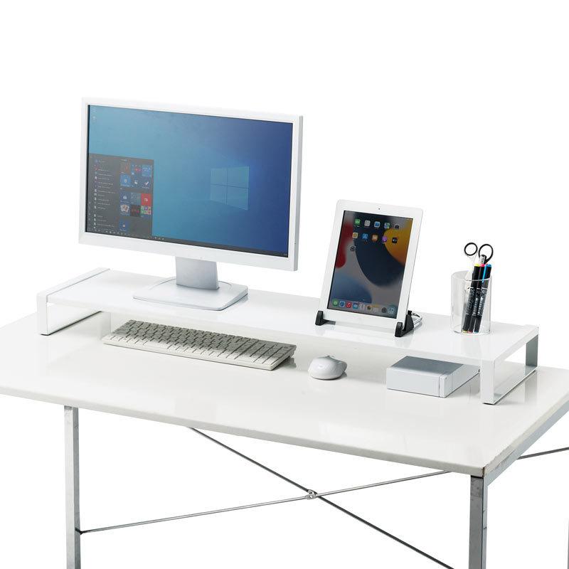 SANWA SUPPLY（サンワサプライ） モニター台 ディスプレイ台 机上台 幅