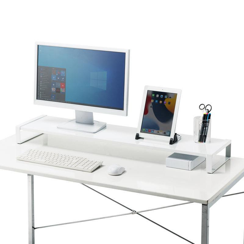 SANWA SUPPLY（サンワサプライ） モニター台 ディスプレイ台 机上台 幅