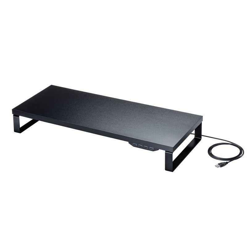 SANWA SUPPLY（サンワサプライ） モニター台 机上台 幅60cm USBハブ 4