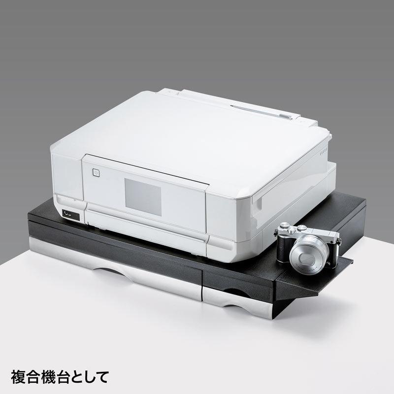 引き出し付きプリンタ台 卓上 用紙 インク 小物収納 デジカメスタンド付 MR-PS2N2 サンワサプライ|esupply|08