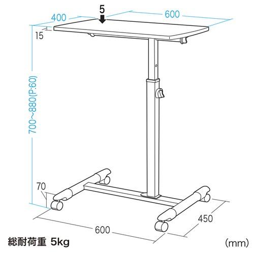 ノートパソコンデスク プレゼン用デスク 補助机 ホワイト Npc 13w サンワサプライ イーサプライ Paypayモール店 通販 Paypayモール