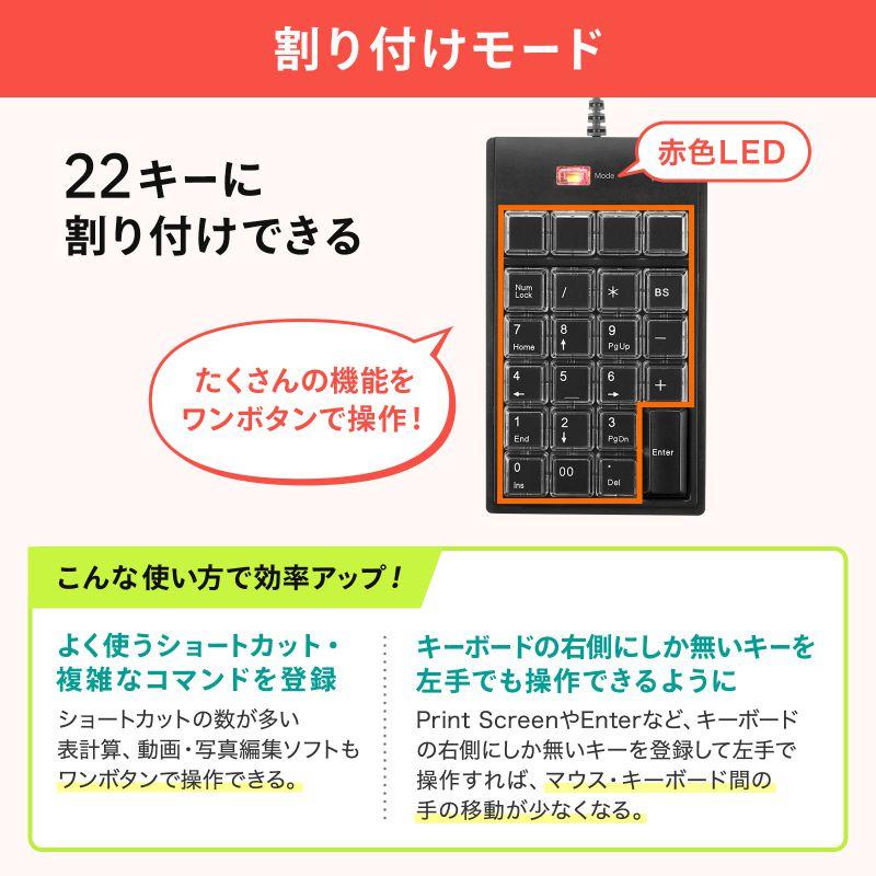 SANWA SUPPLY（サンワサプライ） プログラマブルテンキー