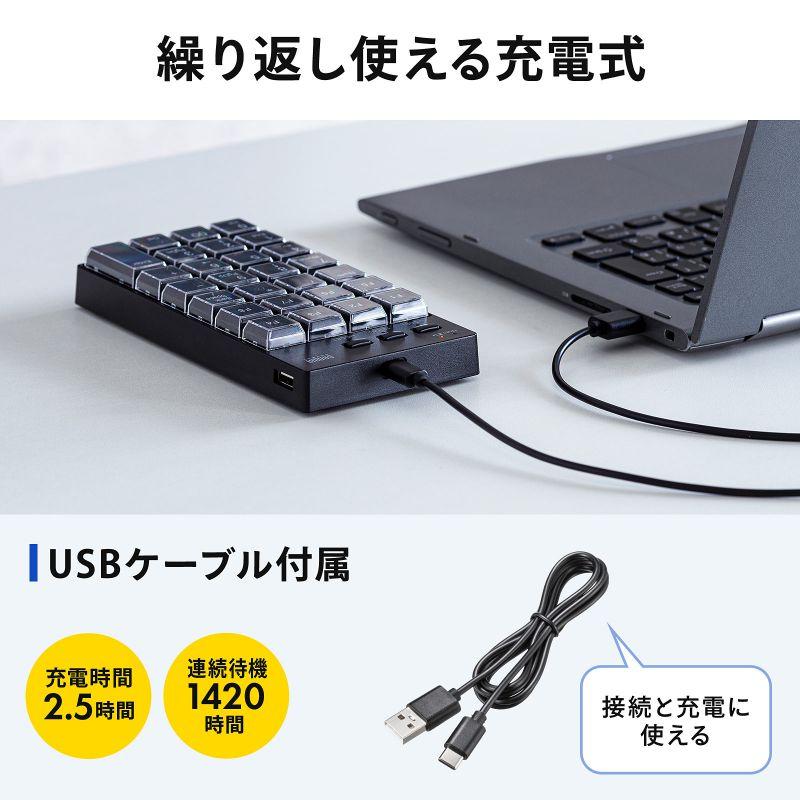 SANWA SUPPLY（サンワサプライ） プログラマブルテンキー 無線 2.4GHz