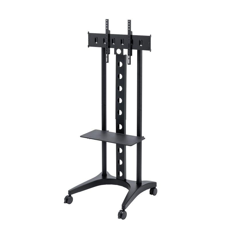 アウトレット テレビスタンド ディスプレイスタンド 32〜65型対応 大型キャスター付き outCRPL55BK 返品・交換不可 out