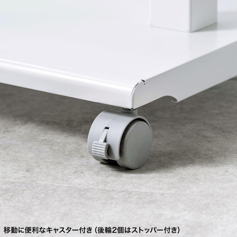 プロジェクター台 キャスター付 高さ調整対応 ガス圧 レバー式 中棚付 PR-18 out-PR-18 アウトレット_13