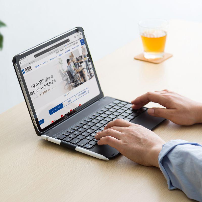 Bluetooth キーボードケース iPad10.2 【新品】サンワ SANWA Bluetoothキーボード iPadケース付き SUPPLY（サンワサプライ） iPadアクセサリー