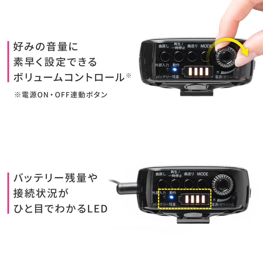 SANWA SUPPLY（サンワサプライ） ポータブル拡声器 超小型 ハンズ