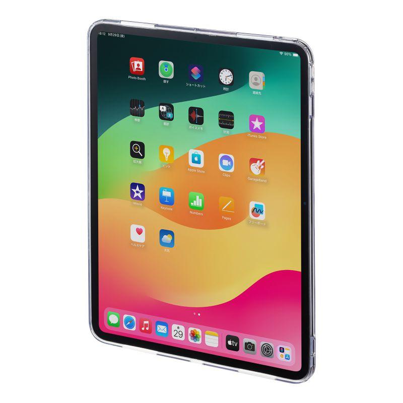 SANWA SUPPLY iPad Pro ケース クリアケース ハードケース 透明 13 