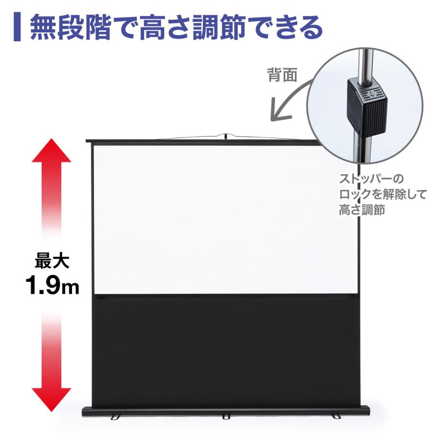 SANWA SUPPLY（サンワサプライ） プロジェクタースクリーン 80型ワイド